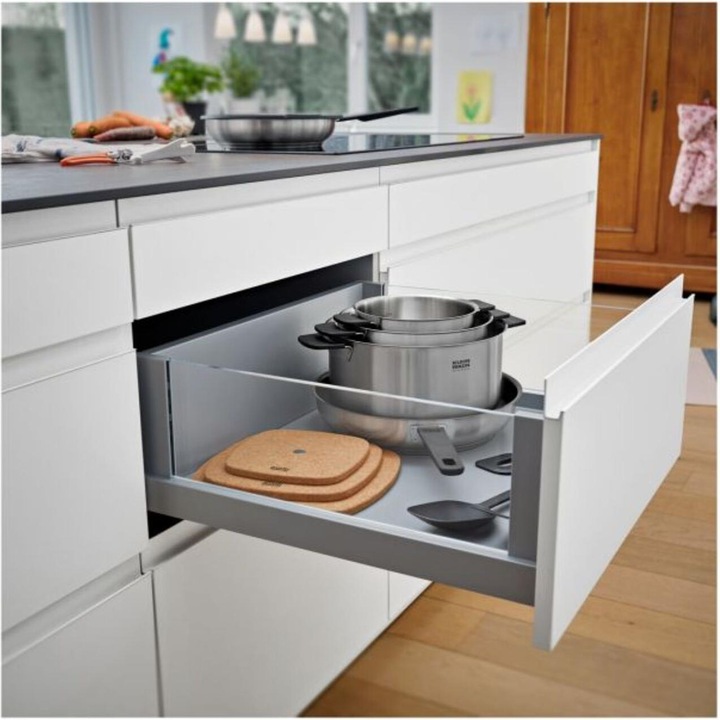 Image du produit Kuhn Rikon Smart Compact Set (24 cm, Ensemble de casseroles et de poêles de cuisson, Acier inoxydable)