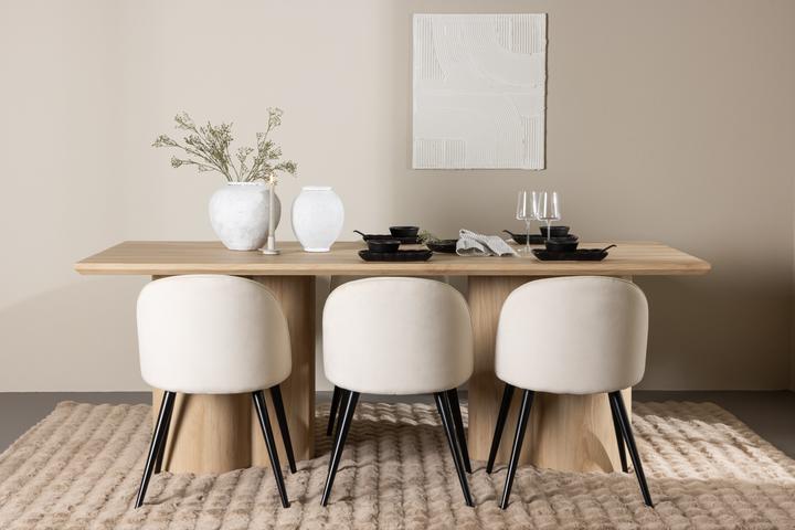 Produktbild Venture Home Olivia, Velvet (210 x 100 x 76.5 cm)