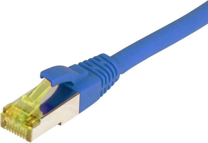 Synergy 21 Cable Patch-RJ45 S-STP(S/FTP) 500Mhz 0.15m CAT6A *blue* TPE/LSZH(Ultraflex) AWG26 with CAT7 raw (S/FTP, CAT6a, 0.15 m)