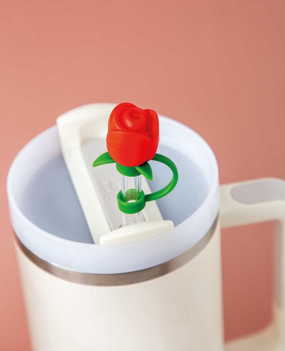 Image du produit I Am Creative Silikon Trinkhalm-Abdeckung passend für Trinkflaschen, Stanley