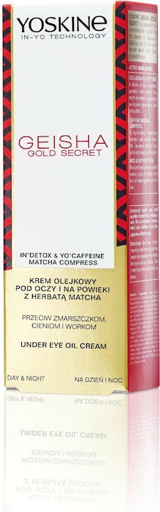 Produktbild Yoskine Geisha Gold Secret Eye and Eyes Wrinkle Cream 15ml (Fluid, 15 ml, Tag + Nacht)