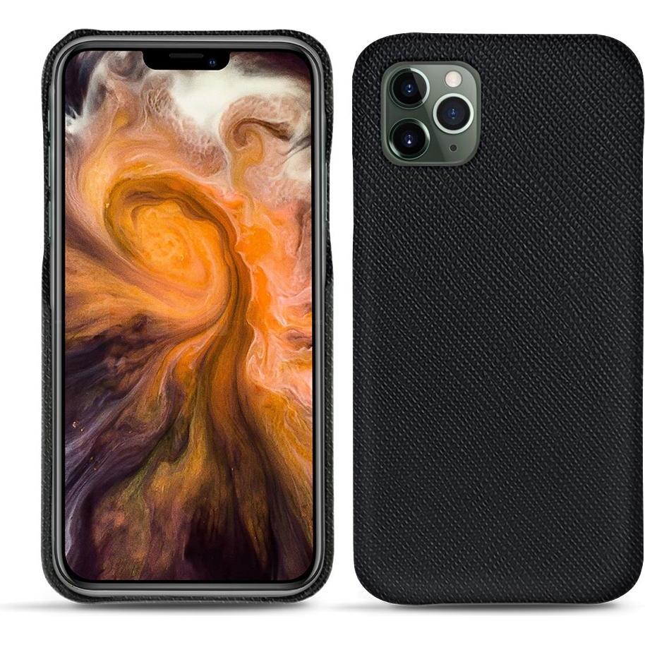 Noreve Lederschutzhülle (Apple iPhone 11 Pro Max), Smartphone Hülle, Schwarz