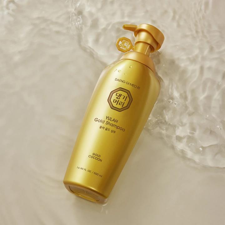 Actual product image Daeng Gi Meo Ri Yulah Gold Shampoo 500 Ml (Liquid shampoo, 500 ml)