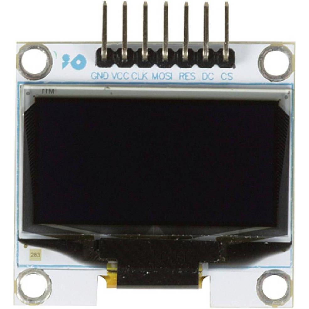 Thumbnail - Whadda 1.3-Zoll-OLED-LED-Bildschirm für Arduino (SH1106-Treiber, SPI), Entwicklungsboard + Kit