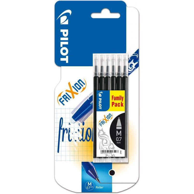 Thumbnail - Pilot, Ersatzpatrone, FriXion (Ersatzmine, Schwarz, 0.70 mm)