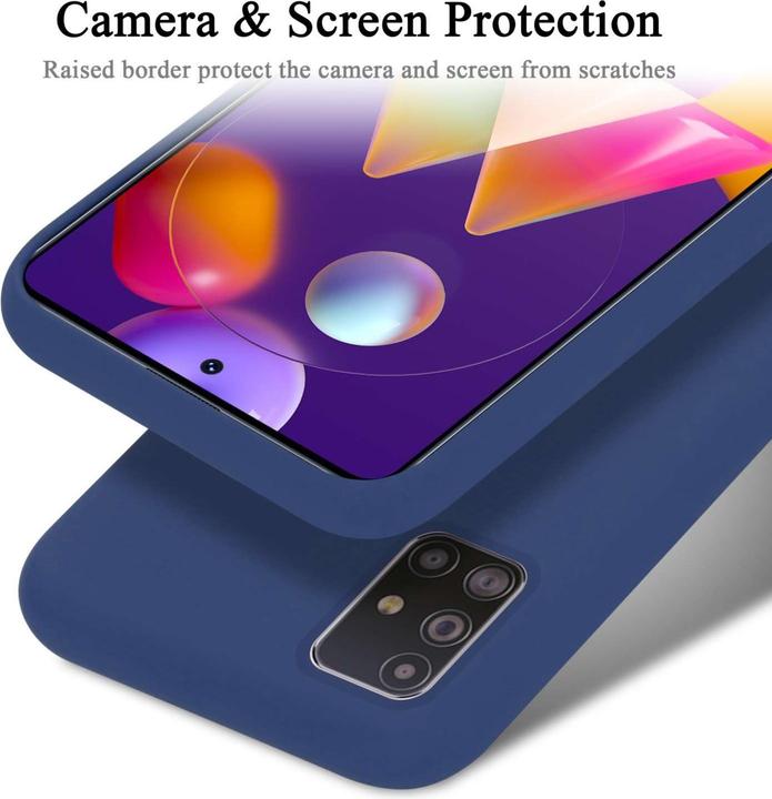 Actual product image Cadorabo Bumper Case for Samsung Galaxy M31s TPU Liquid Silicone Cover for Samsung Galaxy M31s (Samsung Galaxy M31s)