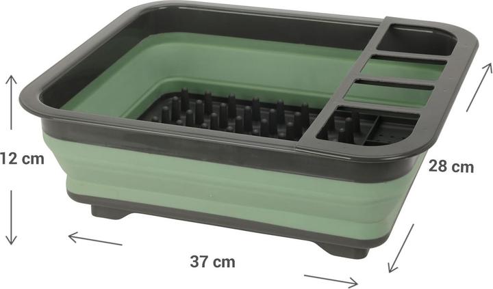 Actual product image Redcliffs Dish Rack Foldable Green