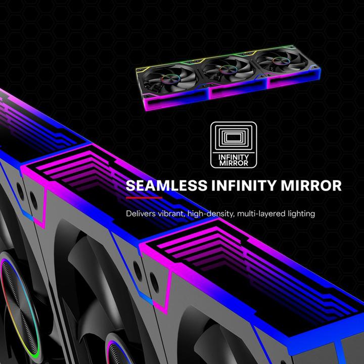 Image du produit Xilence Lüfter Daisy-Chain-ARGB 125x360x25mm (120 mm, 3x)