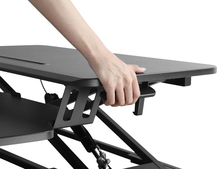 Produktbild equip ERGO Monitortisch mit Sitz-Stehbankerhöhung schw 15kg