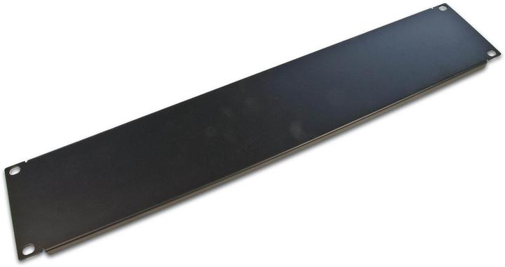 Actual product image Wirewin 19" 2U blind cover, black