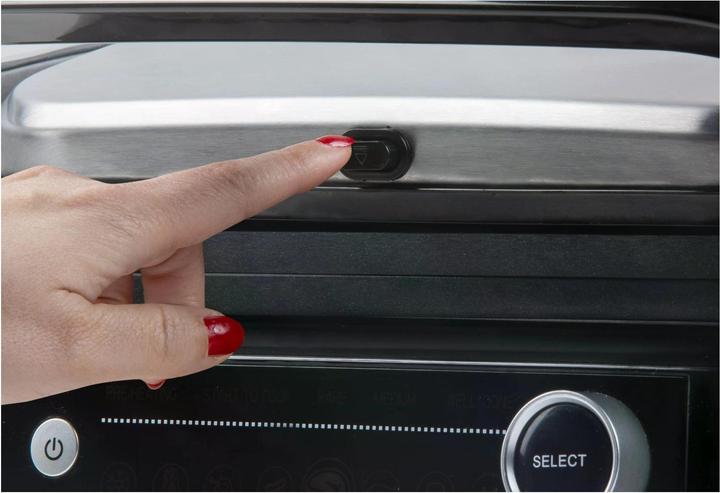 Produktbild Domo Genius Elektro Kontaktgrill Antihaftbeschichtung, mit Display Edelstahl, Schwarz