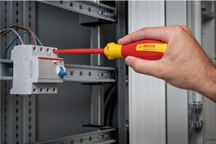 Produktbild Bosch Professional VDE-Schraubendreher-Set (Pozidriv-Kreuzschlitz (PZ), Schlitzschrauben, TX)