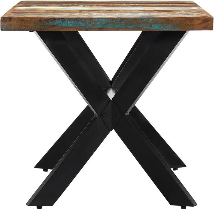Actual product image VidaXL Esstisch 140x70x75 cm Altholz Massiv,Material: Tischplatte (140 x 70 x 75 cm)