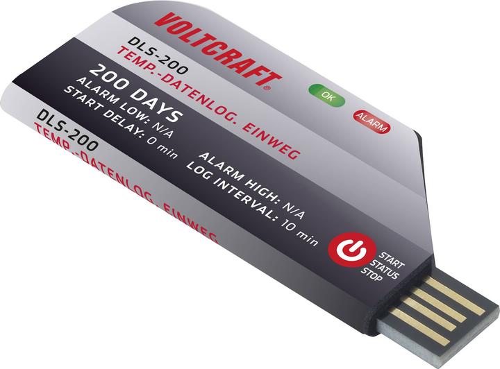 Produktbild Voltcraft DLS-200 Temperatur-Datenlogger Einweg