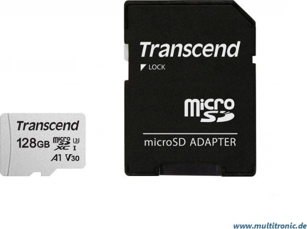 Image du produit Transcend USD300S (128 Go, microSDXC, U3, UHS-I, UHS-II)