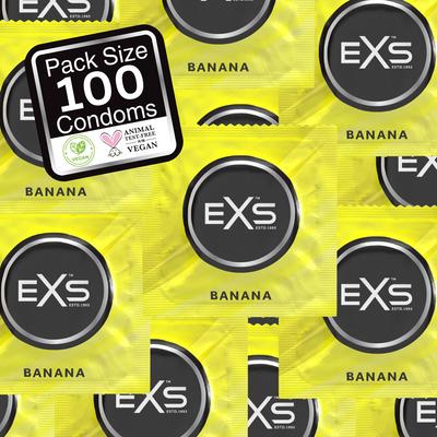 Actual product image EXS Banana - Condoms - 100 Pieces (100 pcs.)