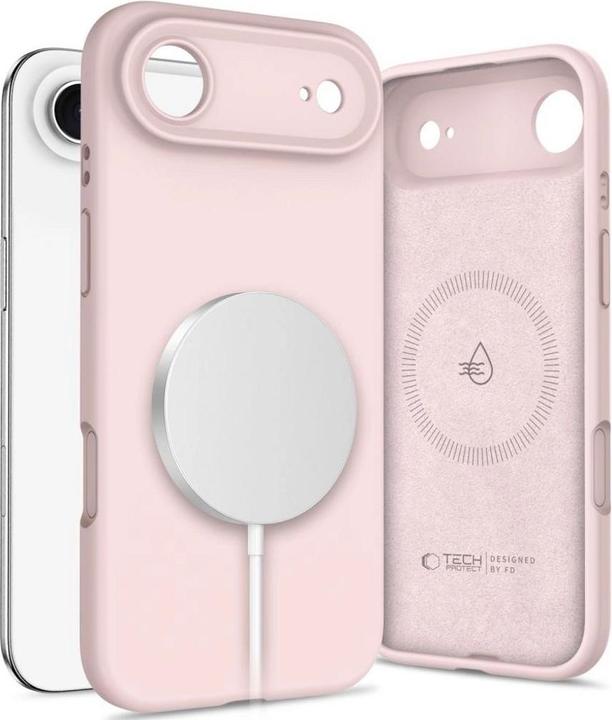 Produktbild Tech-Protect Silikon MagSafe Hülle für iPhone 17 Air - Pink (Apple iPhone 17 Pro)