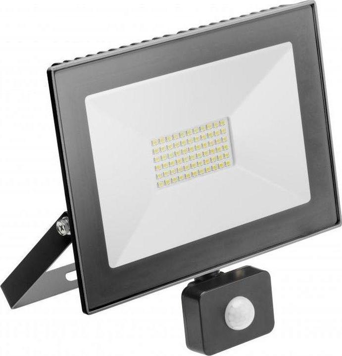 Produktbild GTV Fluter LED Fluter mit Sensor. Bewegung, 50 W, 3500 lm, IP65, 120, 4000 K, schwarz GT-FLR50WC-40 (50 W, LED)