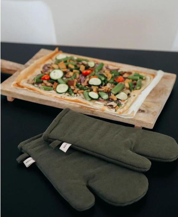 Produktbild Esmée Ofenhandschuh -Leinenmix (Füllung: Polyester, 50% Leinen / 50% Bio Baumwolle)