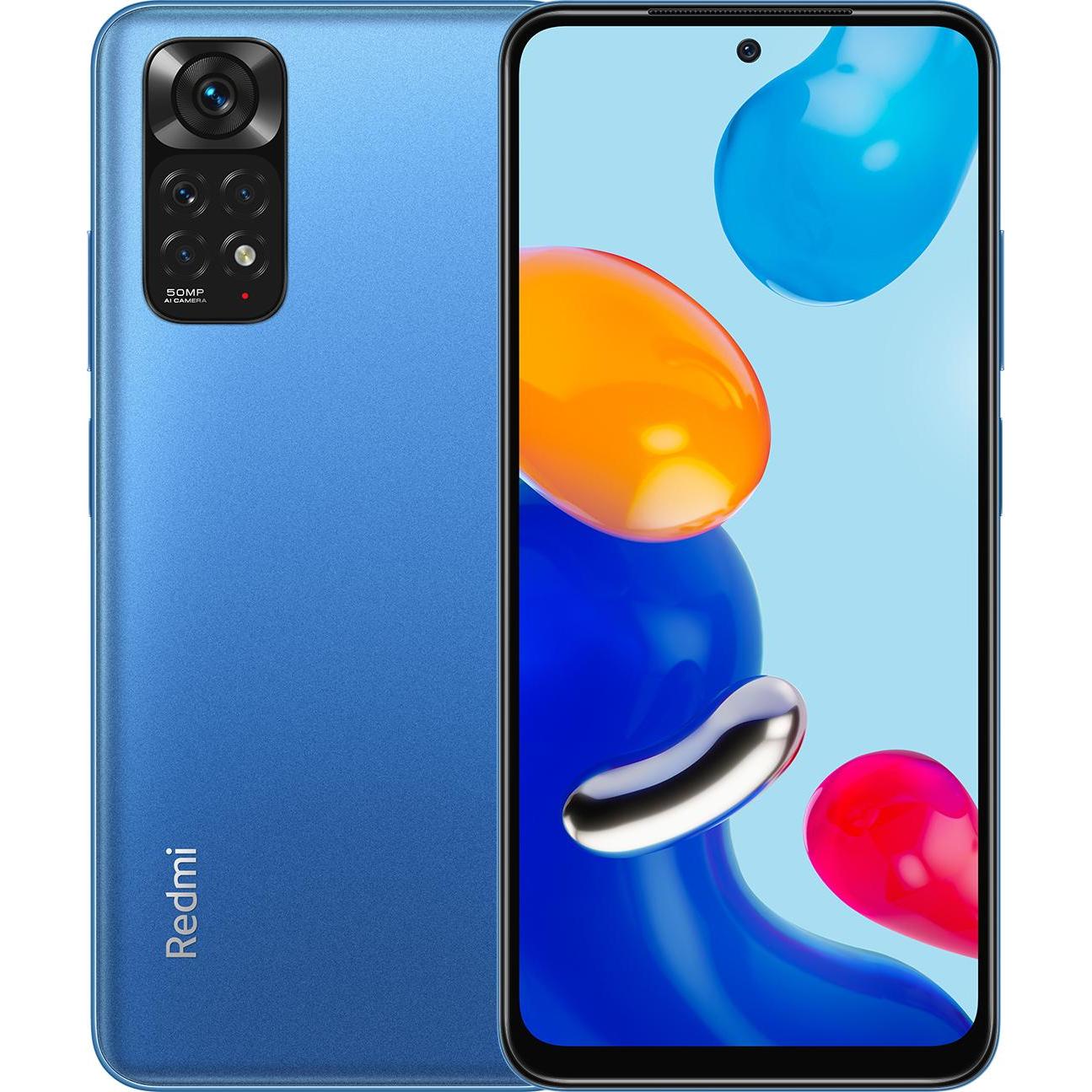 Xiaomi Note 11 (128 GB, Twilight Blue, Dual SIM), Smartphone, Blau