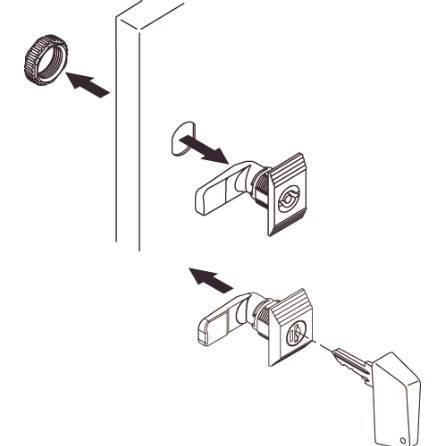 Thumbnail - Schneider Electric, Verteilerschrank Zubehör, Knebelgriff