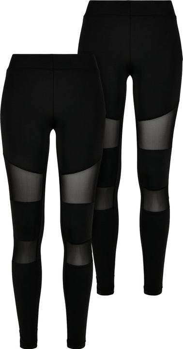 Produktbild Urban Classics Ladies Tech Mesh Leggings 2-Pack - 15741 (3XL)