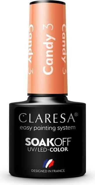 Produktbild Claresa Candy UV-Nagellack 5ml - 3er-Pack (Farblack)