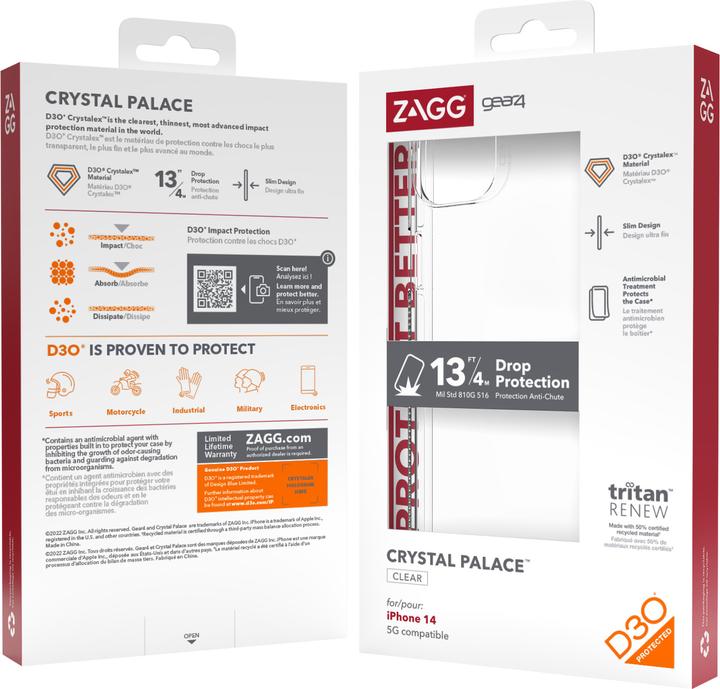 Image du produit Zagg Cases Crystal Palace (Apple iPhone 14)