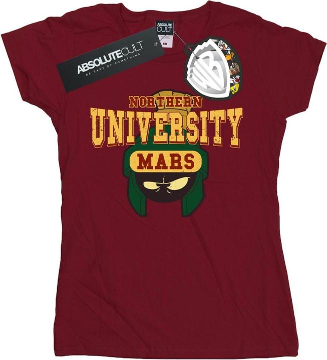 Actual product image Looney Tunes Womens/Ladies Northern University Of Mars Cotton T-Shirt (S)