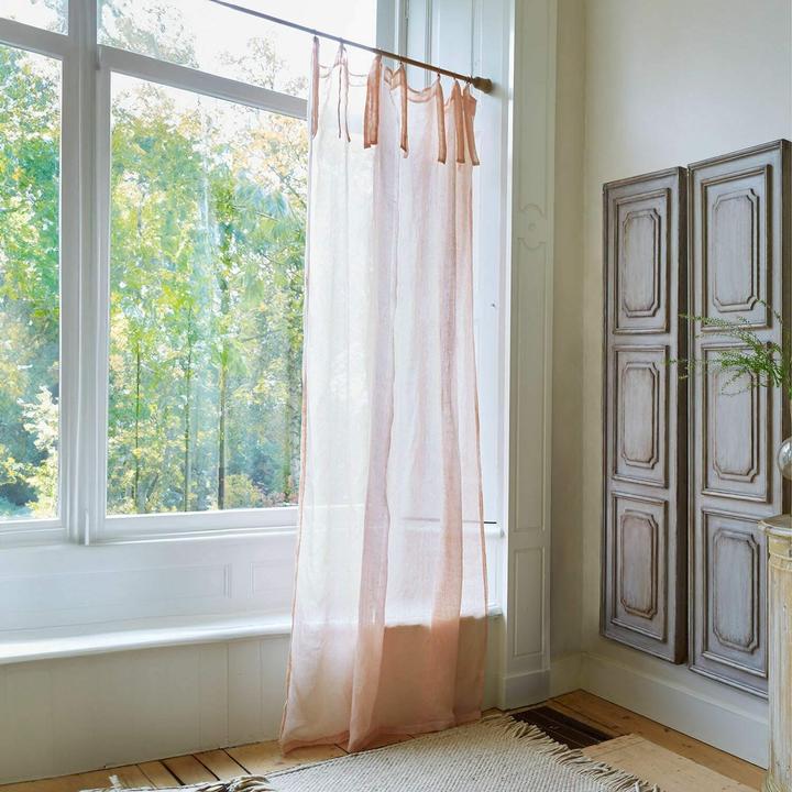 Produktbild Loberon Gardine Elivara rosa (250 x 135 cm)