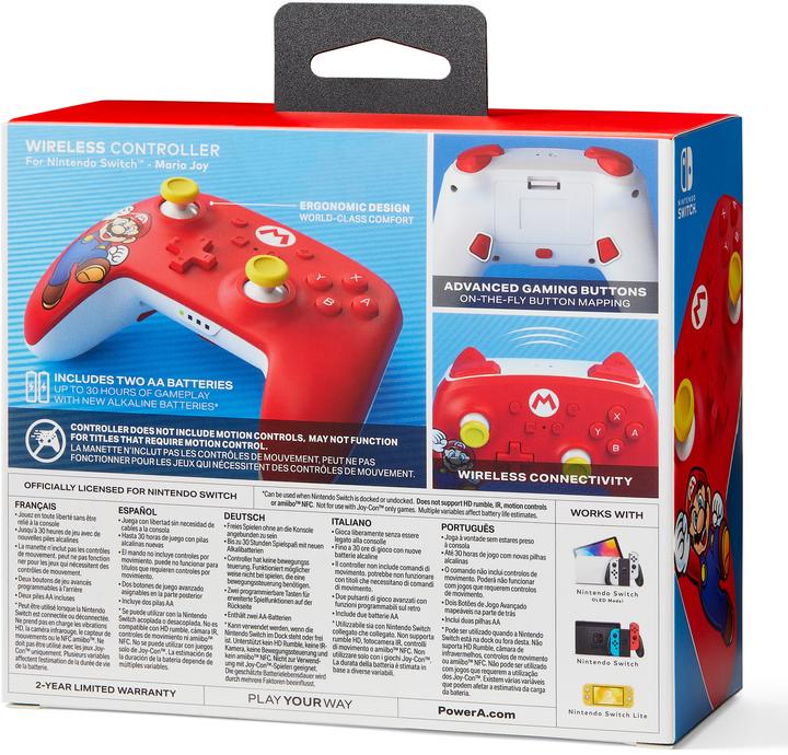 Produktbild PowerA Nintendo Switch Controller - Mario (Switch Lite, Switch OLED, Switch)