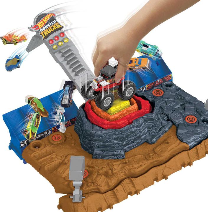 Produktbild Hot Wheels Monster Trucks Arena World Main Event: Bone Shaker’s Ultimate Crush Yard