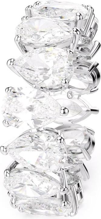 Image du produit Swarovski Matrix Vittore Ring Tropfenschliff Weiss Silber (58)