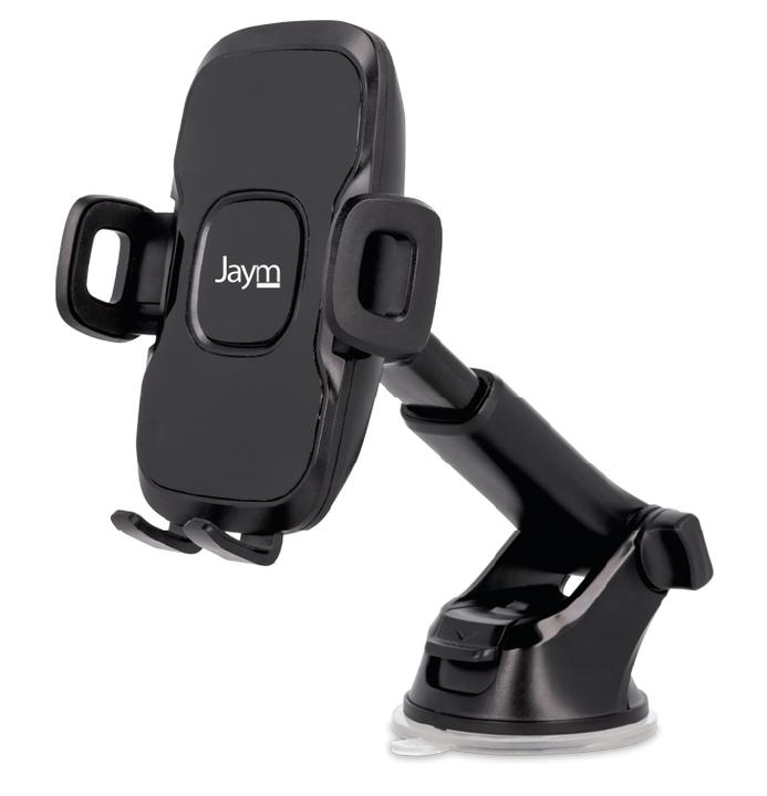 Image du produit Jaym Support voiture pour smartphone avec bras télescopique et fixation par ventouse
