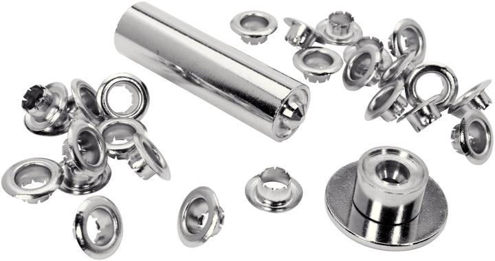 Actual product image Rapid Eyelets 8mm 25 pieces + insertion tool