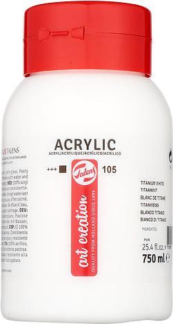 Immagine prodotto Royal Talens Vernice acrilica ArtCreation, bianco titanio, 750 ml (Bianco di titanio, 750 ml)