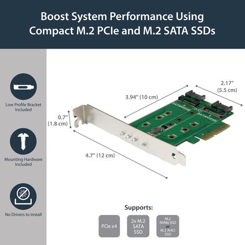 Image du produit StarTech CARTE SSD M.2 3PT - PCIE 3.0