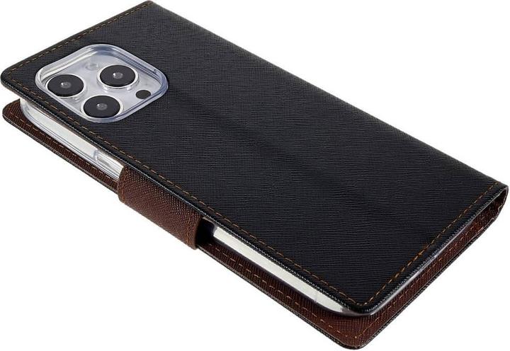 Actual product image iPhone 14 Pro Max - Goospery Fancy Case Cover black/brown (Apple iPhone 14 Pro Max)