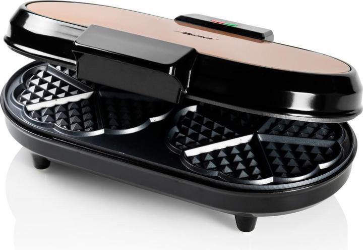 Image du produit Bestron Double gaufrier pour gaufres classiques en forme de coeur