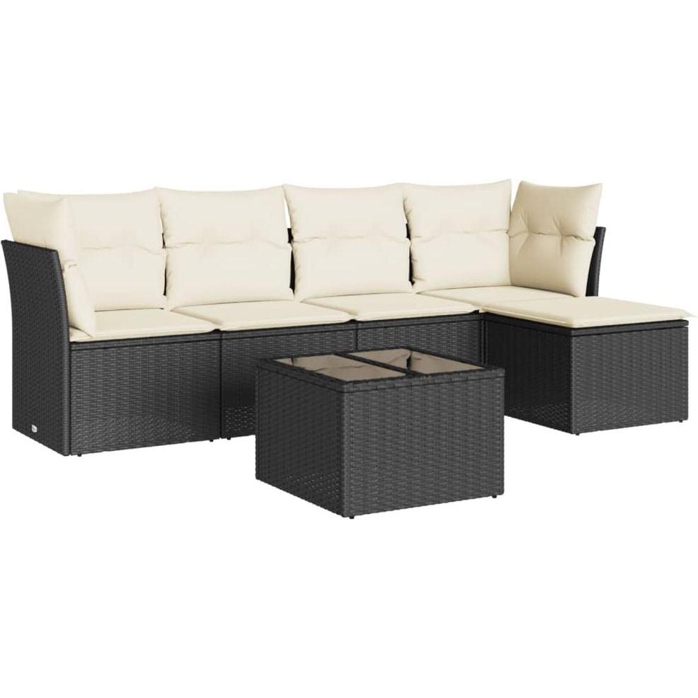 VidaXL, Gartenlounge, 10-tlg. Garten-Lounge-Set mit Kissen