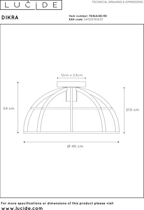 Actual product image Lucide Ceiling lights (E27)
