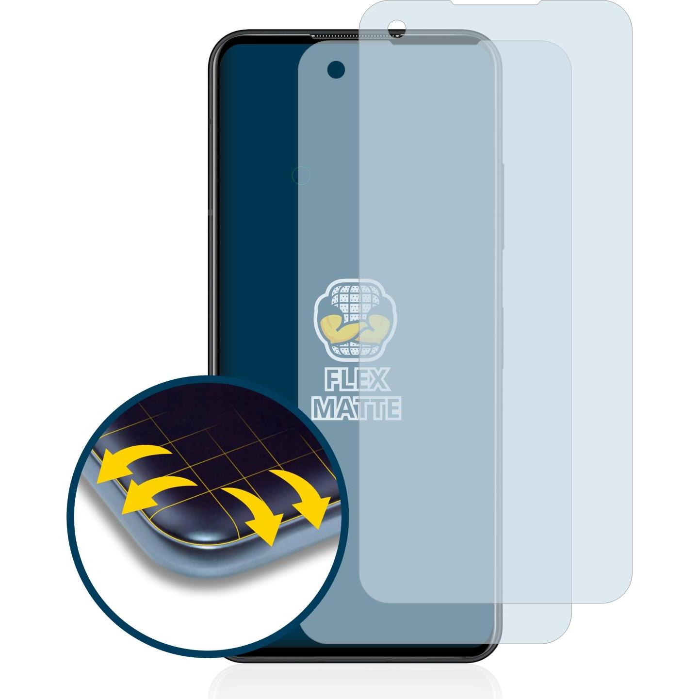 Thumbnail - BROTECT Full-Cover Displayschutz Matt (2 Stück, Asus Zenfone 9), Smartphone Schutzfolie, Grau