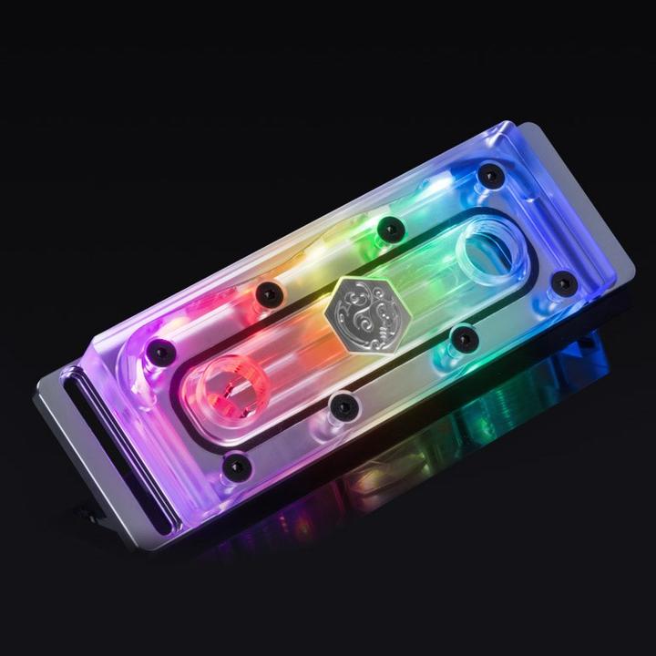 Actual product image Bitspower Memory cooler, ARGB - transparent 8-pack