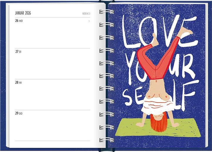 Produktbild Terminplaner 2026 Girl, you can (10 x 15,5 cm, 1 Woche / 2 Seiten)