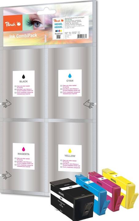 Immagine prodotto Peach Set di inchiostri HP n. 934XL / 935XL (M, C, Y, FC)
