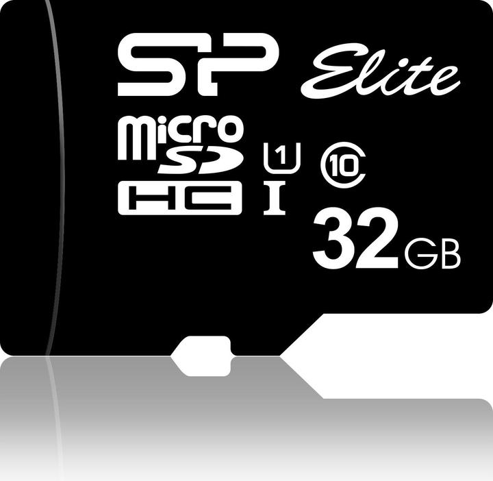 Actual product image Silicon Power Elite (32 GB, microSDHC, U1, UHS-I)
