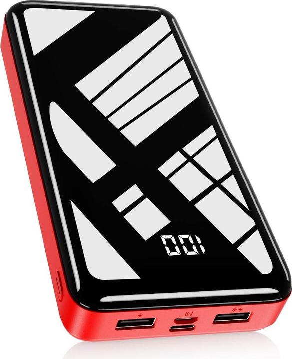 Actual product image Bextoo Powerbank 30000mAh, Red (27000 mAh, 22.50 W, 22.50 Wh)