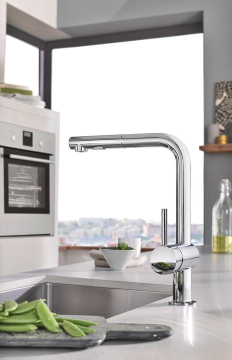 Immagine prodotto Grohe Einhand-Spültischbatterie MINTA 1/2Zoll, C-Auslauf cool sunrise gebürste
