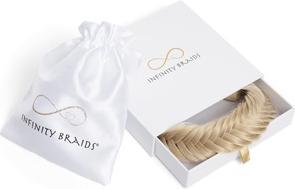 Actual product image Infinity Braids Fishtail Braid Jolie Shimmer Ale