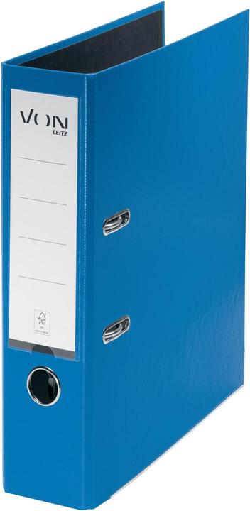 Produktbild von Ordner mit PP/Papier, 8 cm, Blau (A4, 80 mm, 1 Stk.)